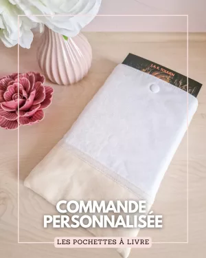 Commande personnalisée - Pochettes à livres
