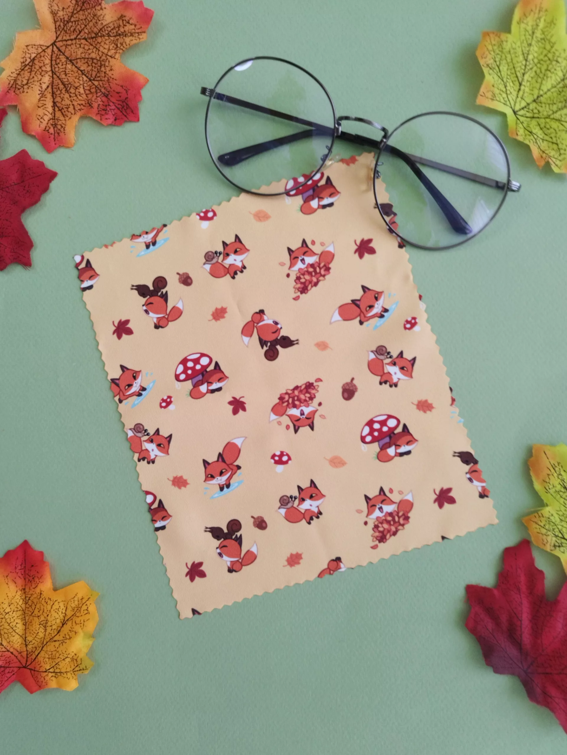 Tissu microfibre - Renard🦊