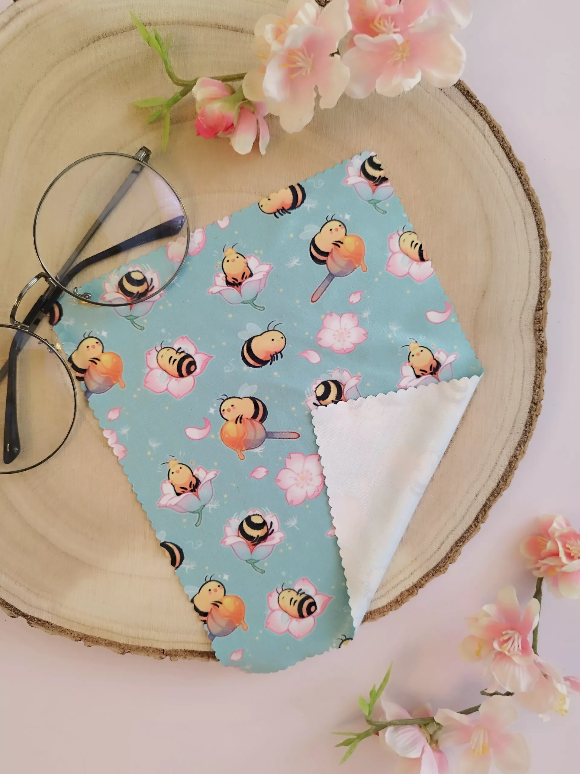 Tissu microfibre écran ou lunettes - Abeille – Image 2