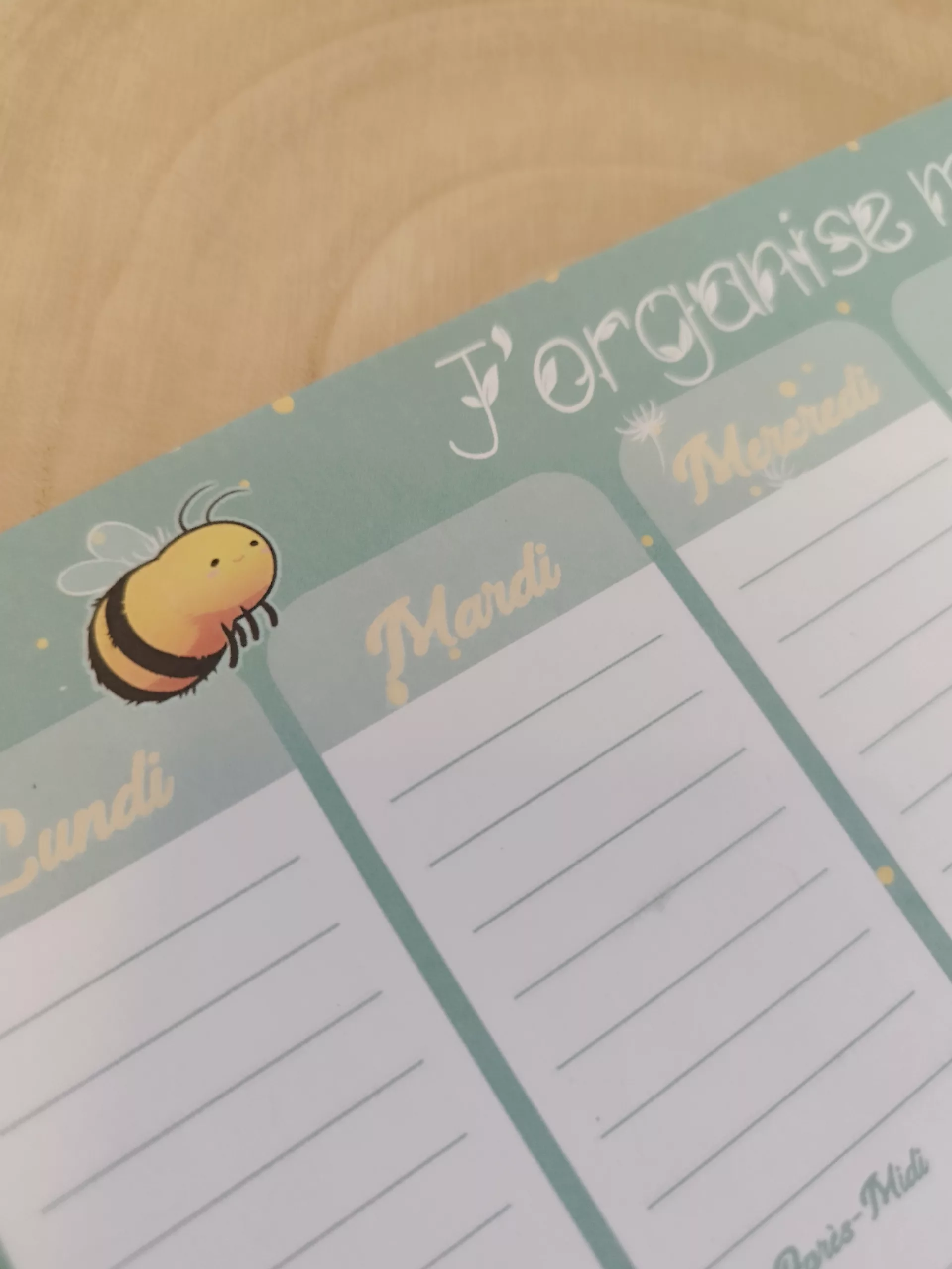 Semainier - Abeilles – Image 4