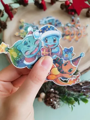 Stickers - Noël Pokémon